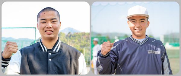 20年ぶりに春のセンバツ大会同時出場の広島商業と広陵。両校注目選手の想いに迫る